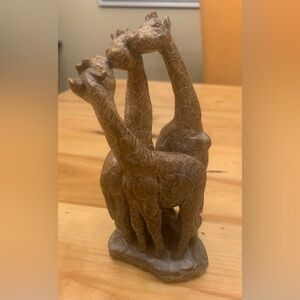 Brown Giraffe Sculpture
